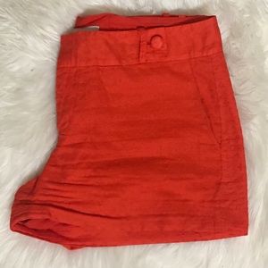 Banana Republic Orange Eyelet Shorts